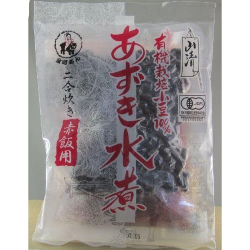 山清 有機あずき水煮200g (小豆煮汁140g,小豆煮豆60g) 200g