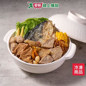 豪氣食堂吳秉承鮮香砂鍋魚頭2200公克/盒【愛買冷凍】