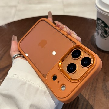 星宇橙 超好看 電鍍鏡頭 防摔殼 蘋果 iPhone18 17 16 15 14 13 12 Pro Max 手機殼