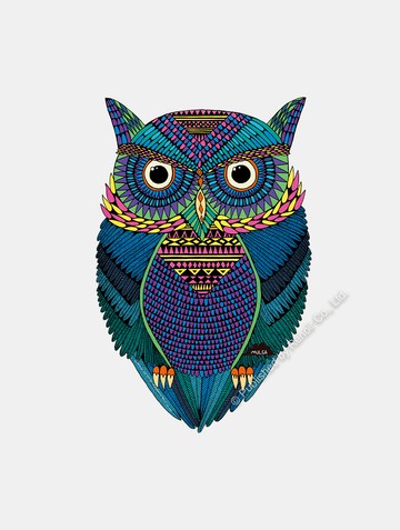 貓頭鷹麥可/200片/Mulga/木質