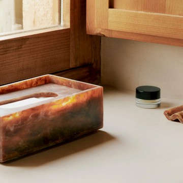 丹麥 Ferm Living MIST 面紙盒 焦糖