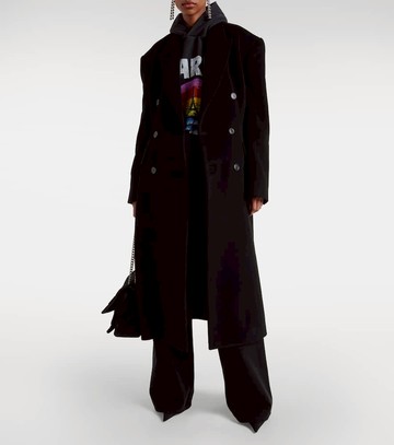 Balenciaga Cinched cashmere and wool coat