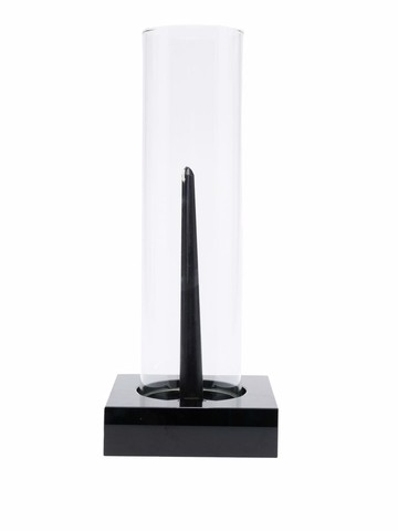 Ann Demeulemeester X Serax - Winter squared glass candleholder - unisex - Metal/glass - One Size - White