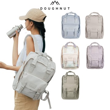 【DOUGHNUT】馬卡龍 14吋後背包 電腦包 書包 雙肩包 防潑水 減壓背帶 MacaroonSC UD MED