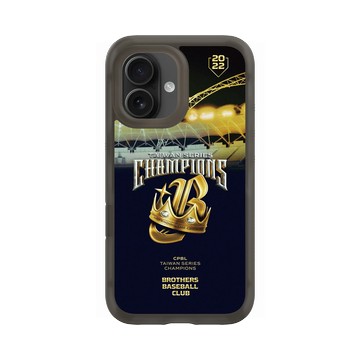 iPhone 16 AirX 本質黑 - 職棒-中信兄弟 Brothers - 2022中信兄弟總冠軍紀念款-鋼鐵藍