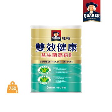桂格 雙效健康益生菌高鈣奶粉(750g/罐)