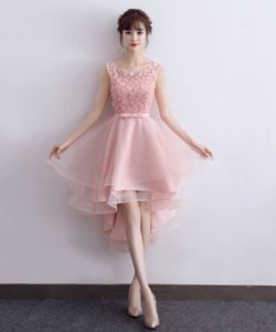 春夏の女子会・パーティーに✨レースミニドレス パーティドレス ミニドレス 結婚式 春夏 二次会 お呼ばれ 演奏会