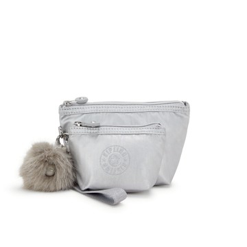 (網路獨家款)霧光銀雙層配件收納包-SHAWNA SET