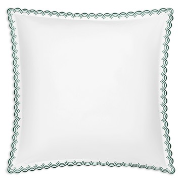 Matouk Stella Scalloped Embroidered Euro Sham