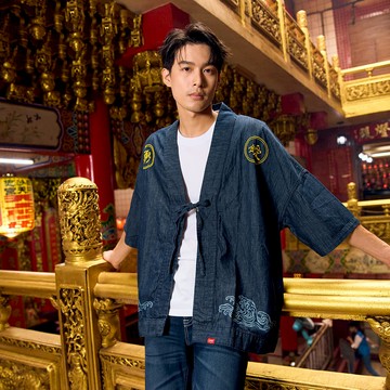 EDWIN｜白沙屯｜男裝｜白沙屯媽祖香燈腳牛仔半纏