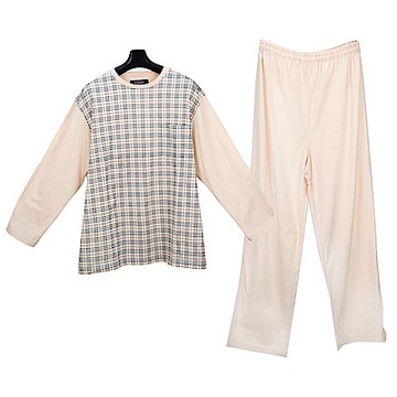 BURBERRY 巴寶莉 經典格紋純棉休閒家居服-淺駝色