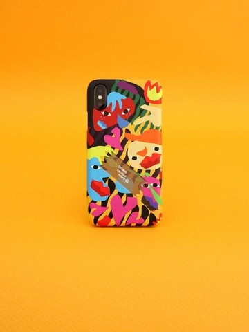 Sun Case Graphic Human Orange