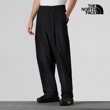 【The North Face 官方旗艦】 北面UE男款黑色DWR防潑水休閒長褲｜8E4RJK3