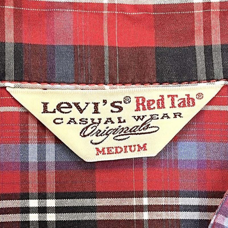 Levi's RED TAB リーバイス レッドタブ M メンズ シャツ チェック 長袖