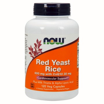 Red Yeast Rice with CoQ10 120 Veg Caps by Now Foods