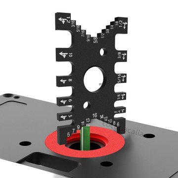 【台灣熱賣】  鋁合金卡規 木工開榫榫規 高度規 臺鋸銑臺倒裝改裝DIY 爆款返場