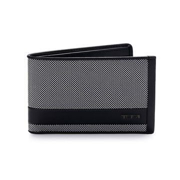 TUMI Alpha Global 雙層皮夾 - 流星灰