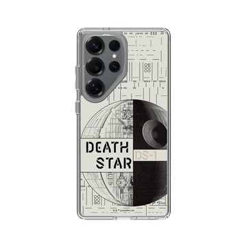 Galaxy S25 Ultra Clear 透明 - 迪士尼-星際大戰 Star Wars - 星際大戰 – 死星全幅結構圖