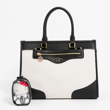 Hello Kitty - Arnold Palmer - 托特包  Monochrome Play系列 - 黑色