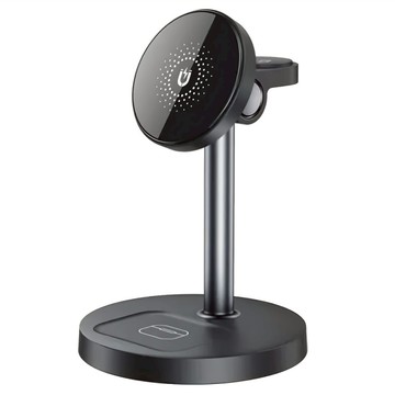 XO TK-23磁吸式4合1無線充電座 Type-C接口  1個  黑色