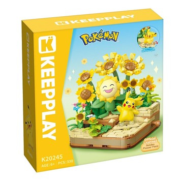 Keepplay積木 寶可夢 夥伴系列 陽光花田(向日花怪&皮卡丘)
