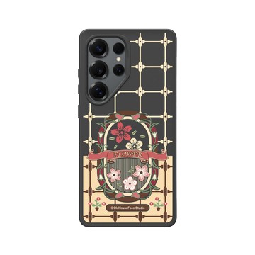 Galaxy S25 Ultra SolidSuit 黑 - 老屋顏 Old House Face - 鐵窗花 - 花卉