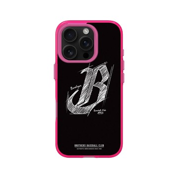 iPhone 16 Pro Clear 粉漾桃 - 職棒-中信兄弟 Brothers - 素描LOGO