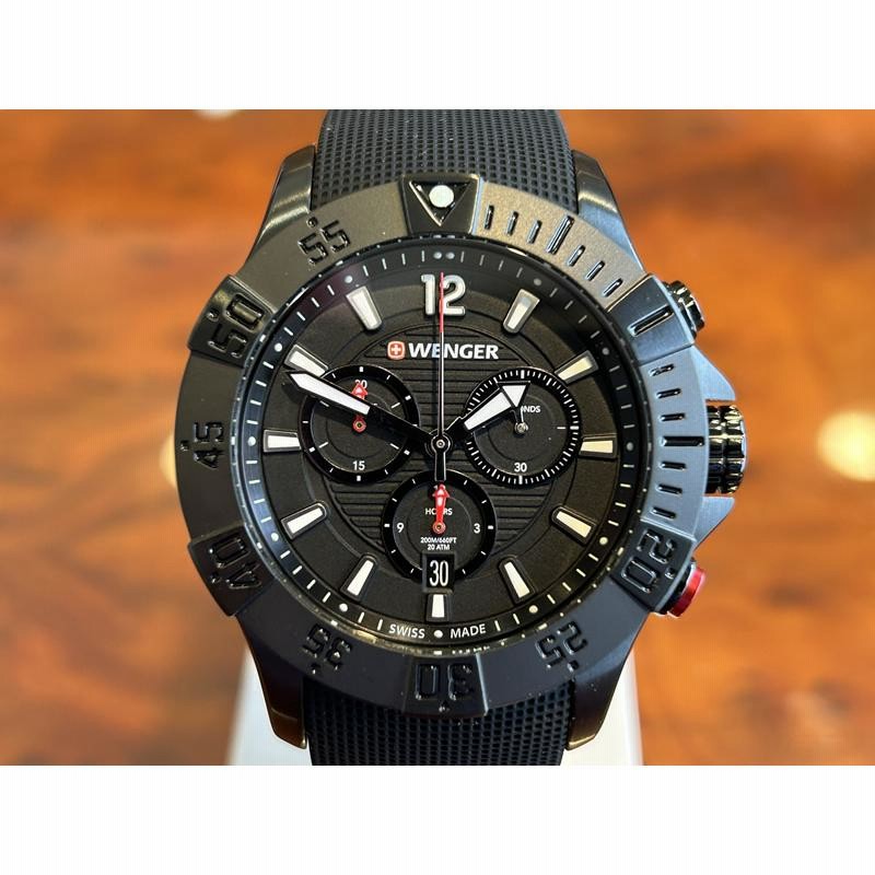 あすつく】 ウェンガー WENGER 腕時計 Seaforce Chrono シーフォース