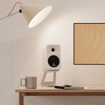 Kanto ORA4 藍牙立體聲書架喇叭-霧面白