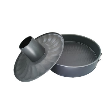 de Buyer 畢耶 不沾烘焙系列 可拆式薩瓦林/圓形兩用烤模26cm  1個  單色  26cm