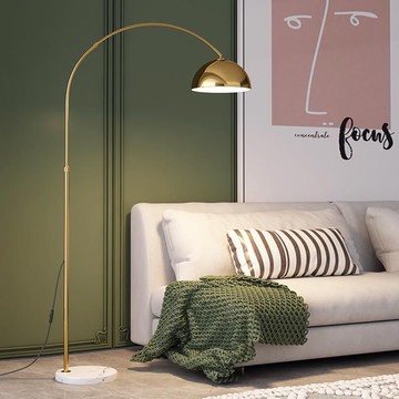 樂天最低價 免運/可開發票 110V立燈/落地燈 客廳釣魚燈落地燈沙發邊角設計感輕奢現代北歐ins風臥室裝飾臺 快速出貨