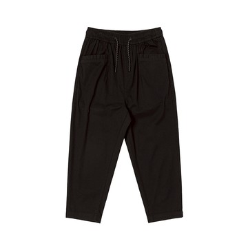 Dickies男款黑色彈力褲腰雙色抽繩七分褲|DK011582BLK