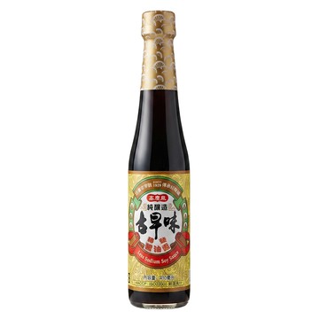 高慶泉 古早味薄鹽醬油露 釀造醬油  410ml  1瓶
