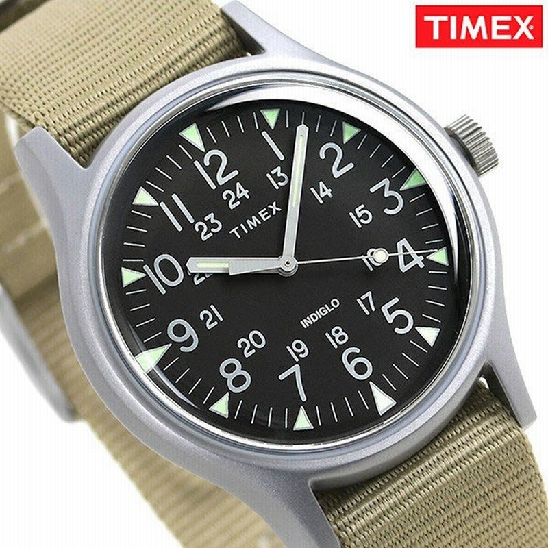 タイメックス 時計 Mk1 アルミニウム メンズ 腕時計 Tw2t Timex ブラック ベージュ 通販 Lineポイント最大0 5 Get Lineショッピング