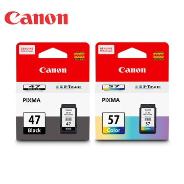 Canon PG-47+CL-57 原廠墨水組(適用: E400)