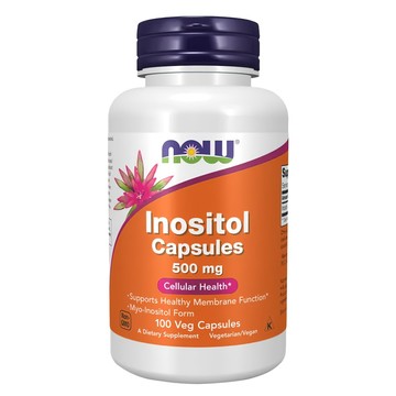 NOW Foods 台灣公司貨 肌醇膠囊  500mg  100顆  1罐