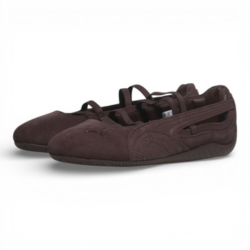 PUMA 休閒鞋 SPEEDCAT BALLET PYTHON 棕 麂皮 芭蕾舞鞋 女 40770601