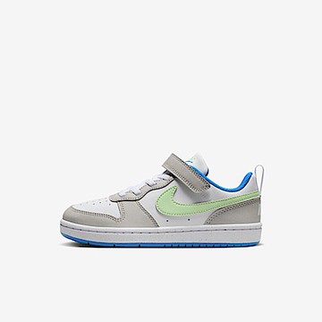 Nike Court Borough Low Recraft PS [DV5457-005] 中童 休閒鞋 經典 白灰綠