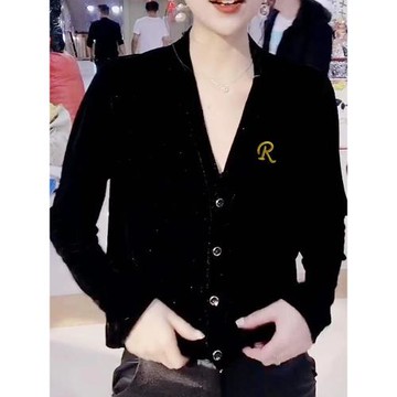 歐洲站重磅金絲絨優雅套裝女2025秋新款顯瘦顯高短外套褲子兩件套