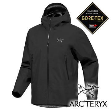 【Arc'teryx 始祖鳥】男 Beta單件式GT防水外套『黑』X008584 戶外 露營 登山 健行 休閒 時尚 旅遊 Gore-tex 防水 外套