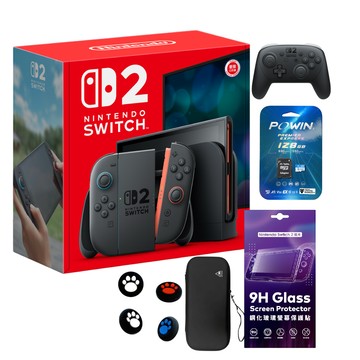 Nintendo Switch 2 主機 (台灣公司貨)+microSD EXPRESS記憶卡 128G+Pro 控制器