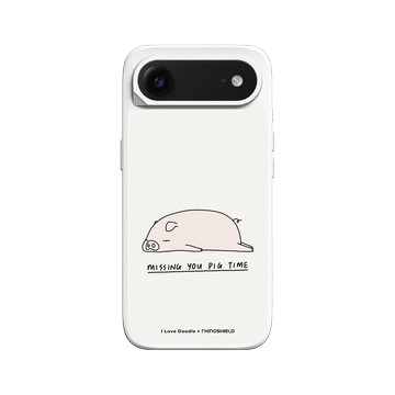 iPhone Air SolidX 白 - ilovedoodle (Lim Heng Swee) - Missing You Pig Time 豬