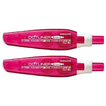 KOKUYO 國譽 好黏便利貼雙面膠帶 7mm x 8m  2個  粉色