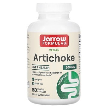 Jarrow Formulas, 朝鮮薊，500 毫克，180 粒素食膠囊