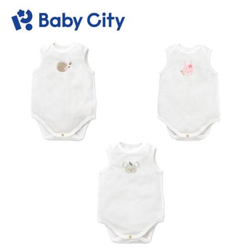 【Baby City 娃娃城】天絲無袖活肩連身衣(3款)