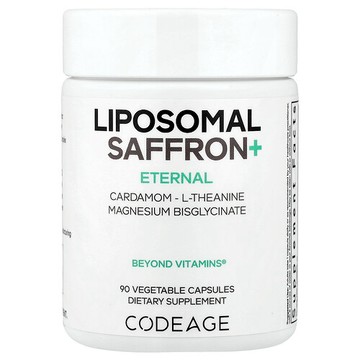 Codeage, Eternal，脂質體番紅花+，90 粒素食膠囊