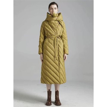 （專柜）摩多伽格冬新款高端設計感收腰過膝長羽絨服女厚潮21709