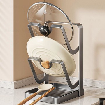 💥挑戰最低💥廚房 鍋蓋 架子 免打孔 廚房 置物架 臺式 多功能 放置器 砧板 菜板 收納架