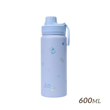 【HOUSUXI】迪士尼史迪奇系列-鎖蓋保溫瓶(附吸管)600ml【↘新品74折起】＜售價已折＞
