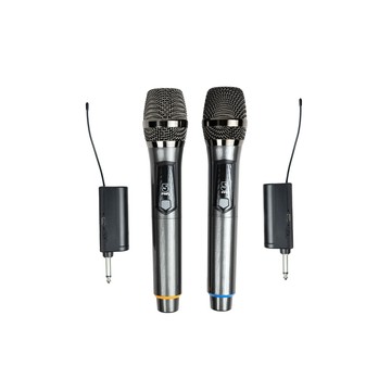 ifive 充電式VHF無線麥克風二入組if-VF02(手持 動圈式 歡唱 K歌 卡拉OK 歌唱班 唱歌 音樂節 表演 街頭 對唱)